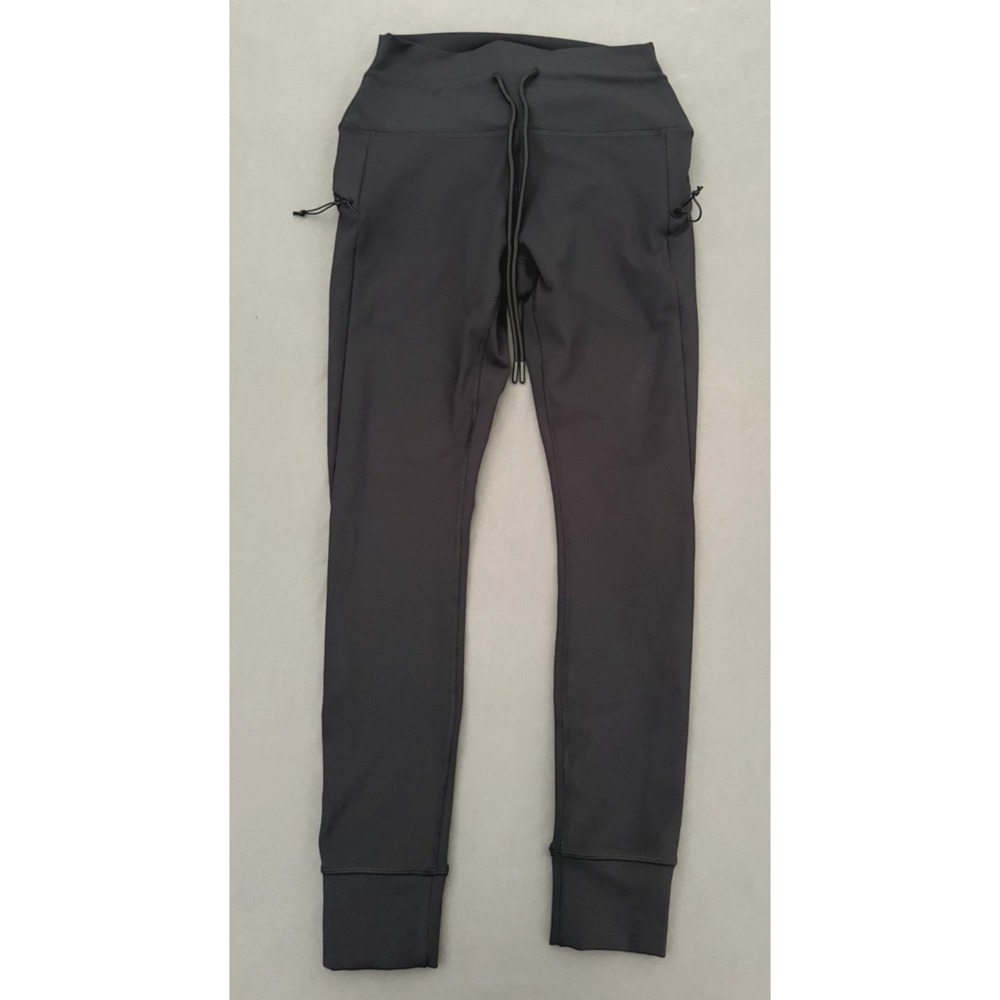 Avalanche Leggings Jogger Women's Size Small Black Zip Pockets Drawstring NWOT
